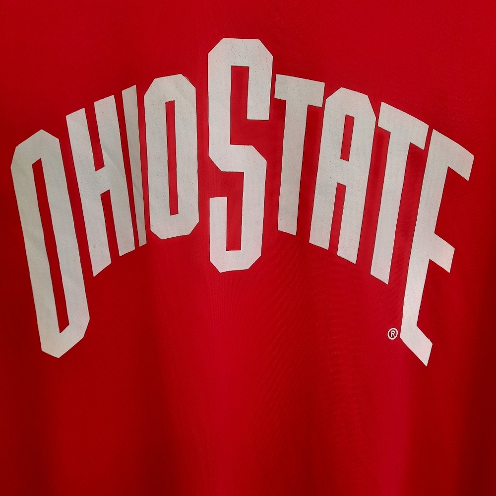 Authentic Apparel Varsity Ohio State Buckeyes Red/White T-Shirt Men's Size XL - Picture 4 of 9